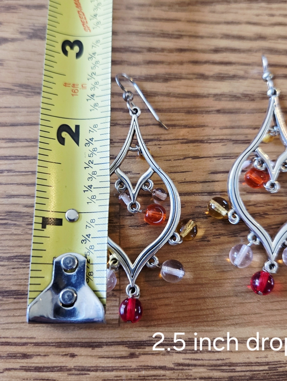 💐BRIGHTON "Prism Lights" Silver And Crystal Drop Earrings EVENT READY - Picture 6 of 7